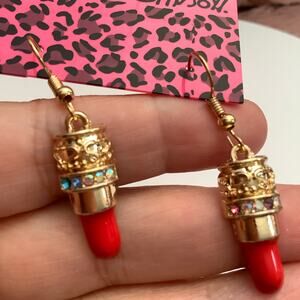 💄💄💄💄New betseyville earrings lipstick 💄 💄💄💄💄